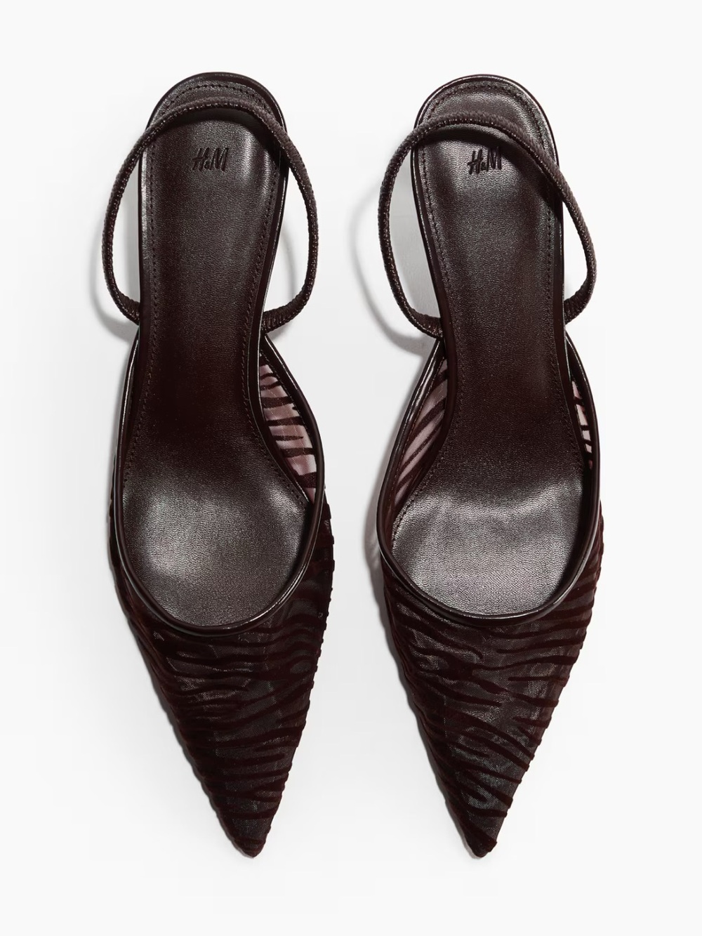 H&M Brown/Zebra Kitten Heels